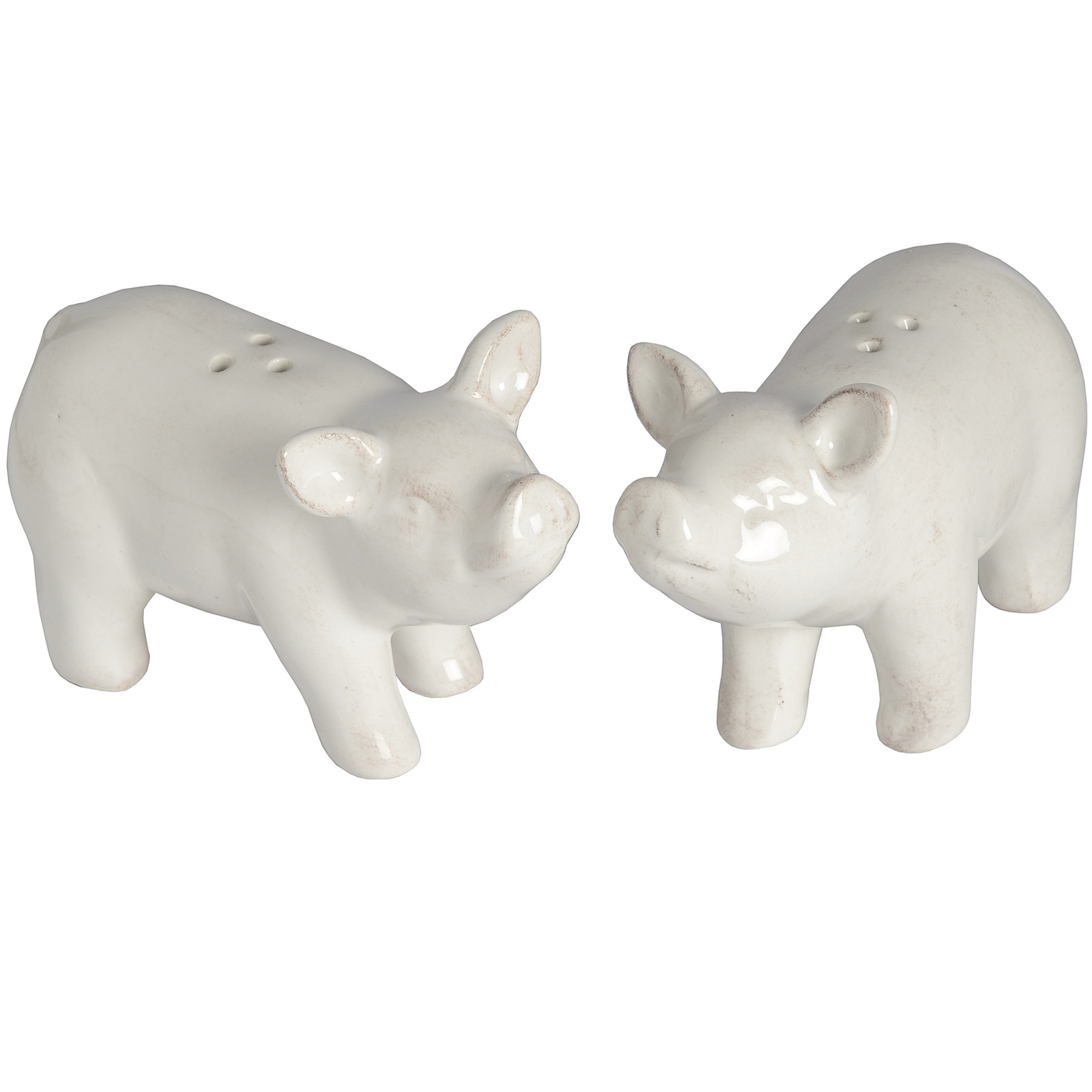 Set of Two Salt and Pepper Pigs