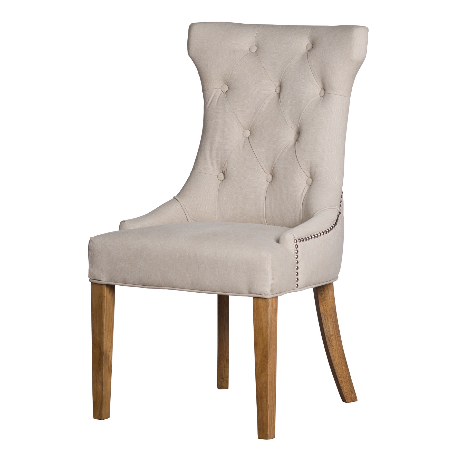 High Wing Ring Backed Dining Chair