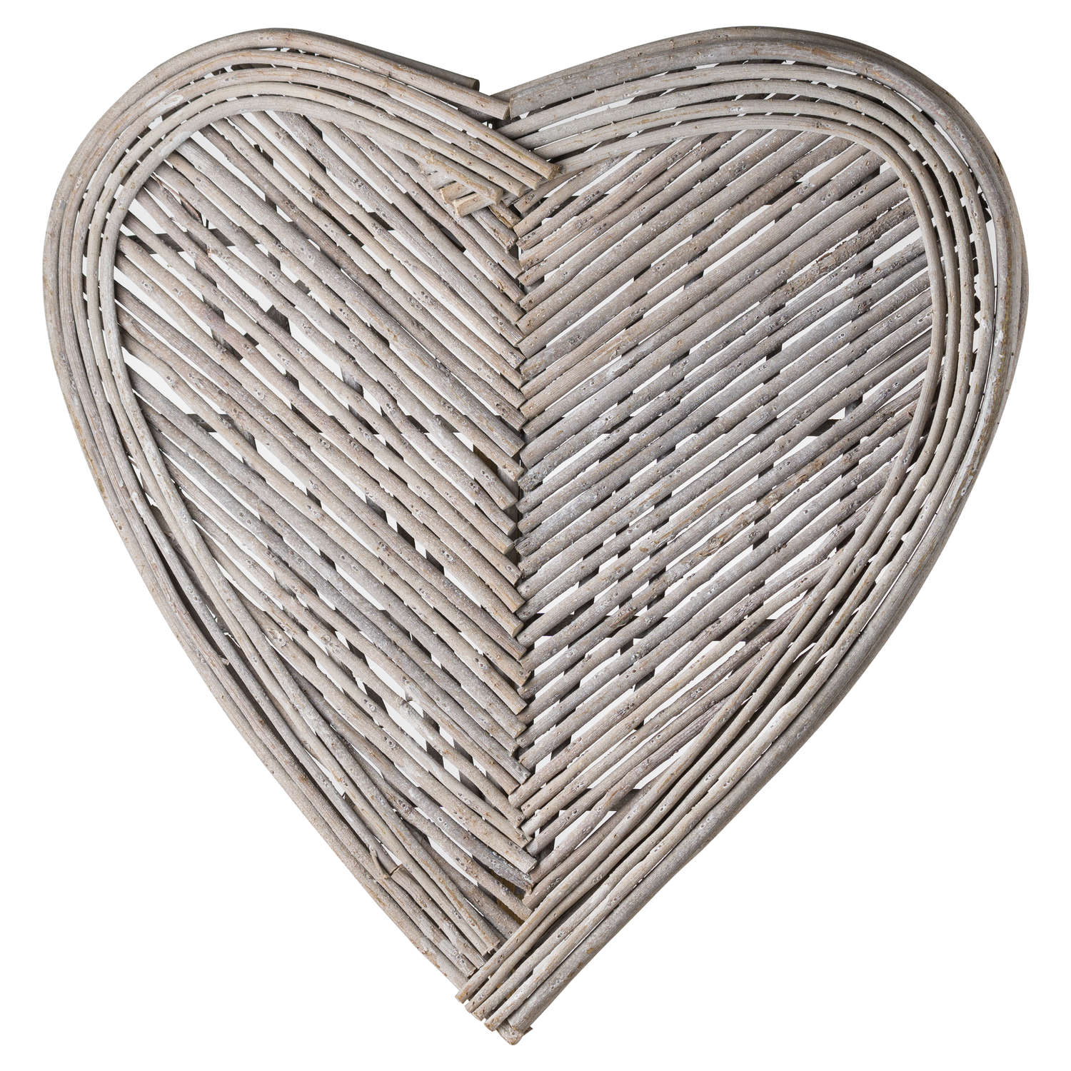 Medium Heart Wicker Wall Art