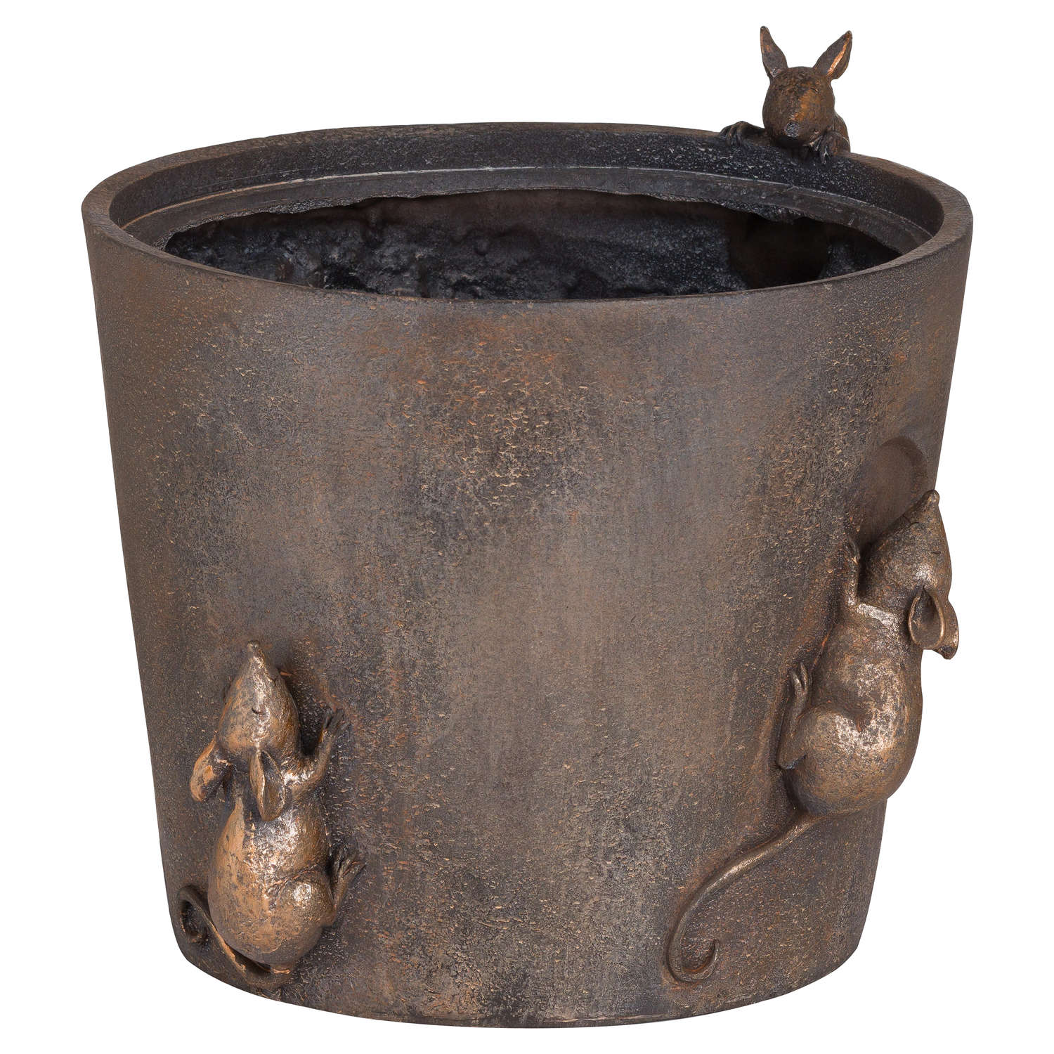 Flower Pot With Mice Detail