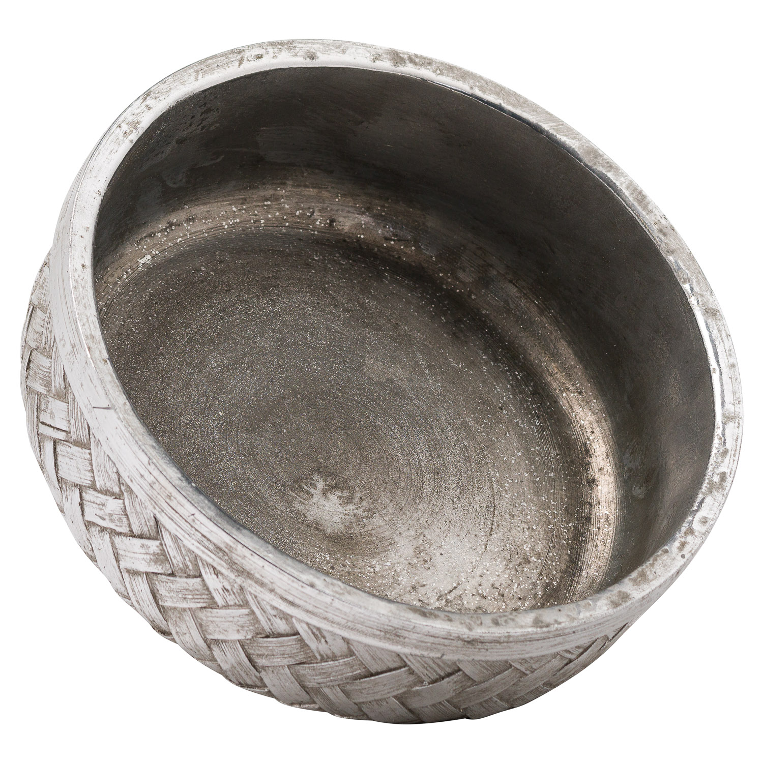 Aspen Woven Effect Large Decorative Bowl
