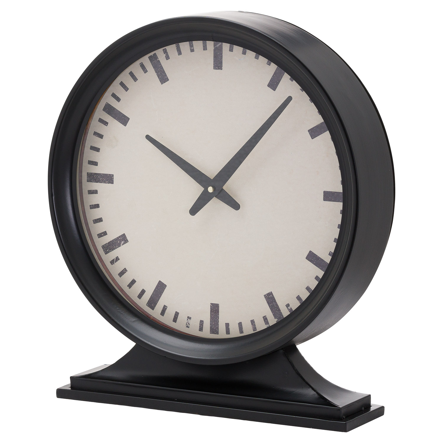 Simple Black Mantel Clock