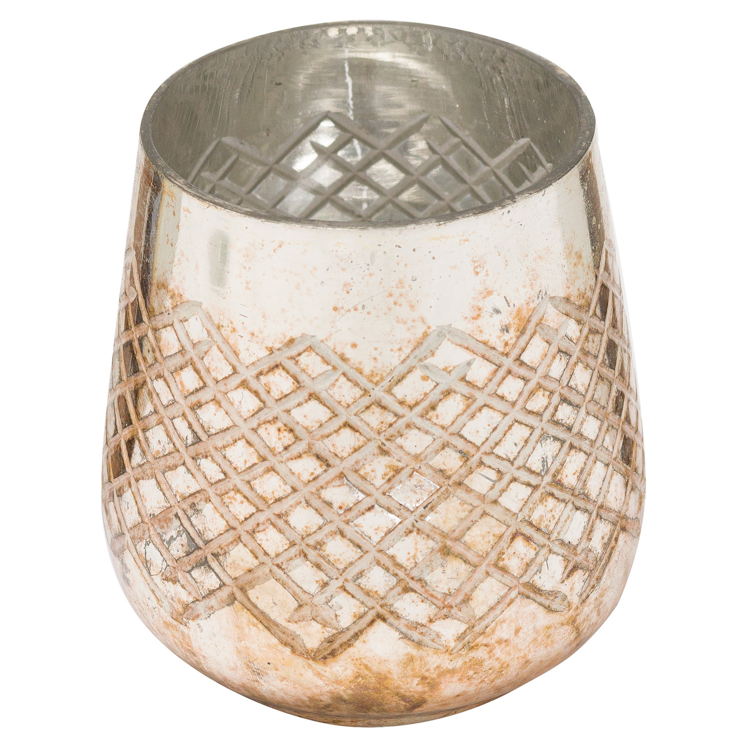 The Noel Collection Medium Burnished  Candle Holder
