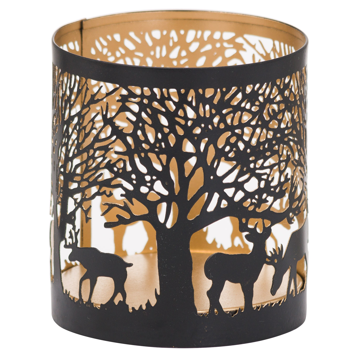Small Glowray Stag In Forest Lantern