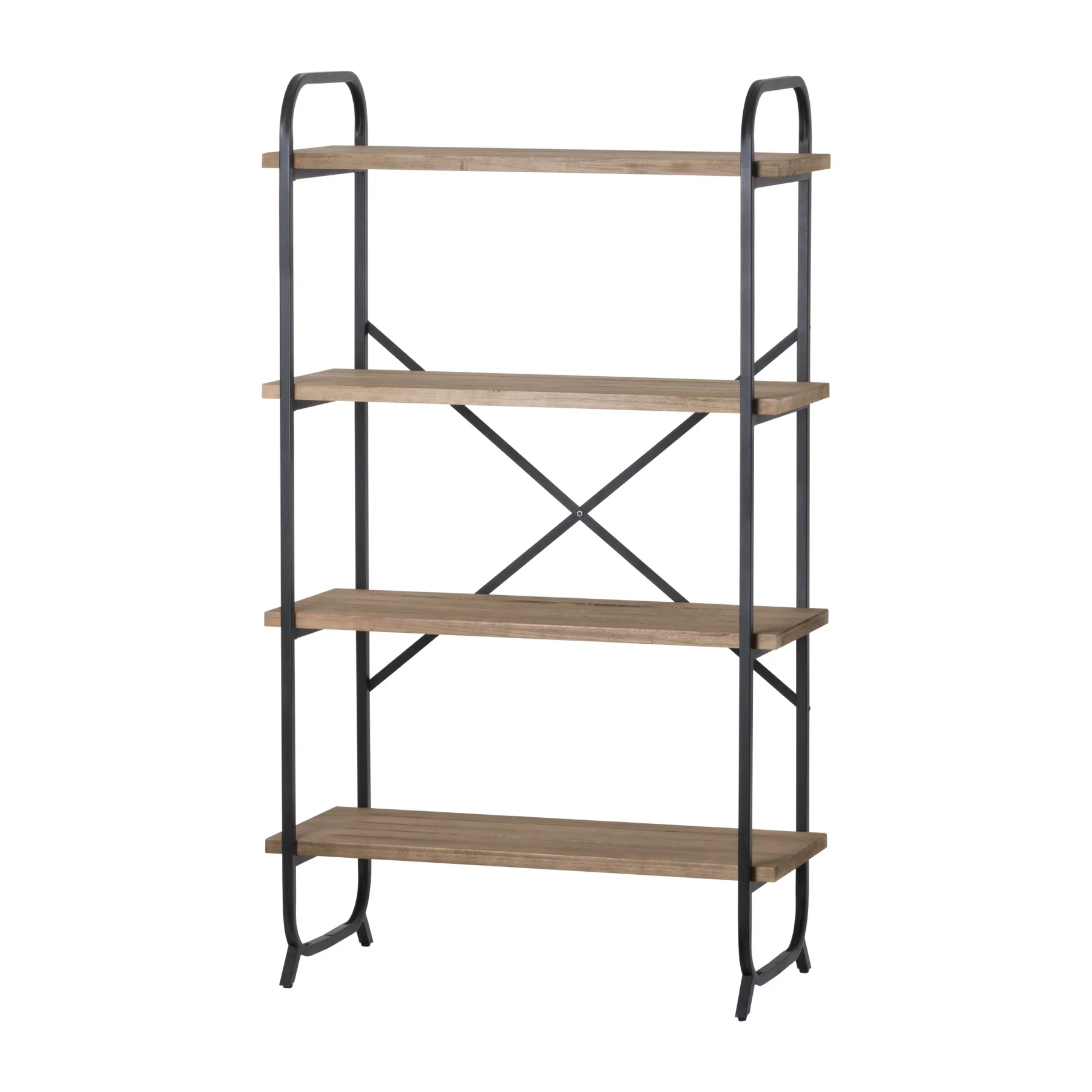Four Tier Shelf Cross Section Industrial Display Unit