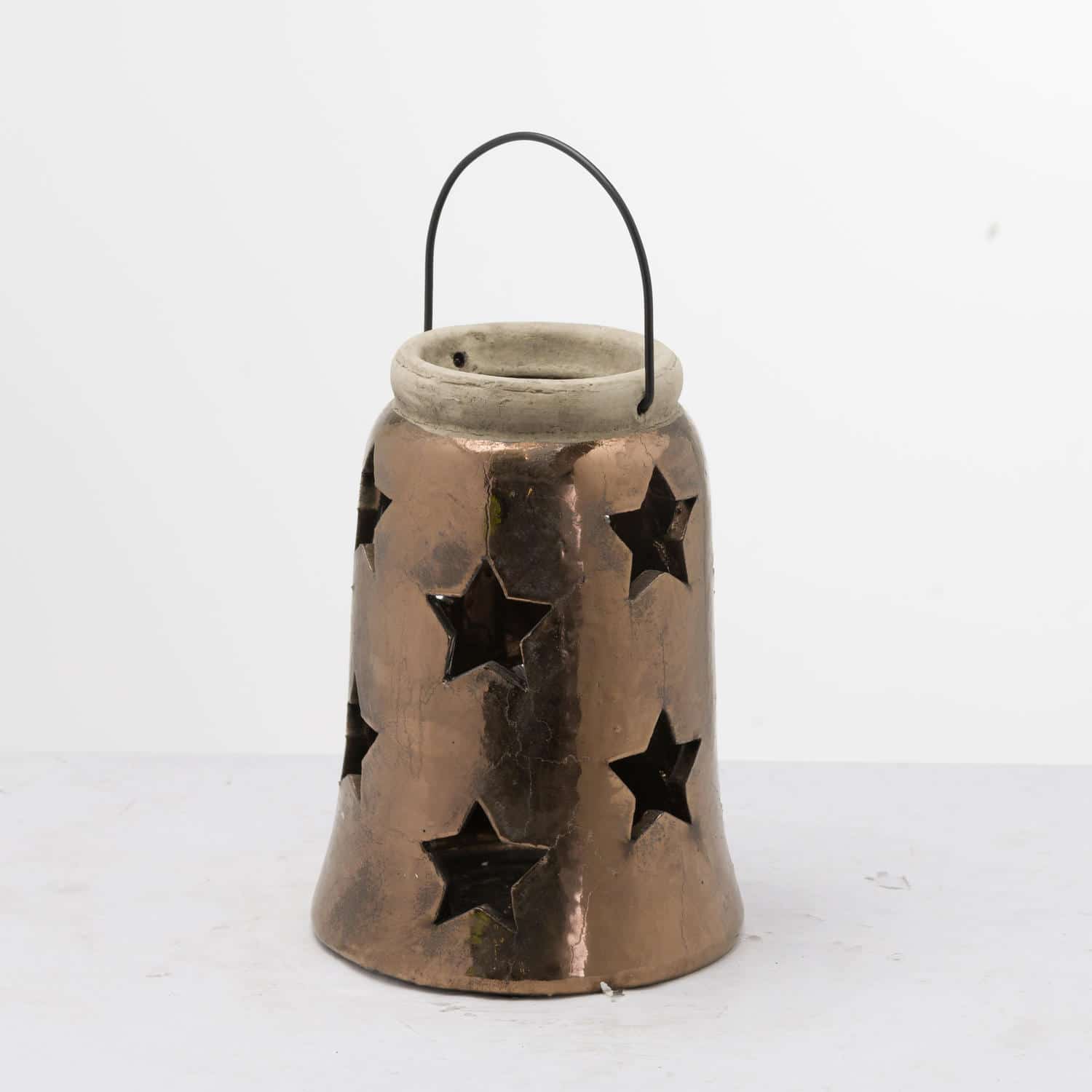 Evi Antique Bronze Large Star Lantern