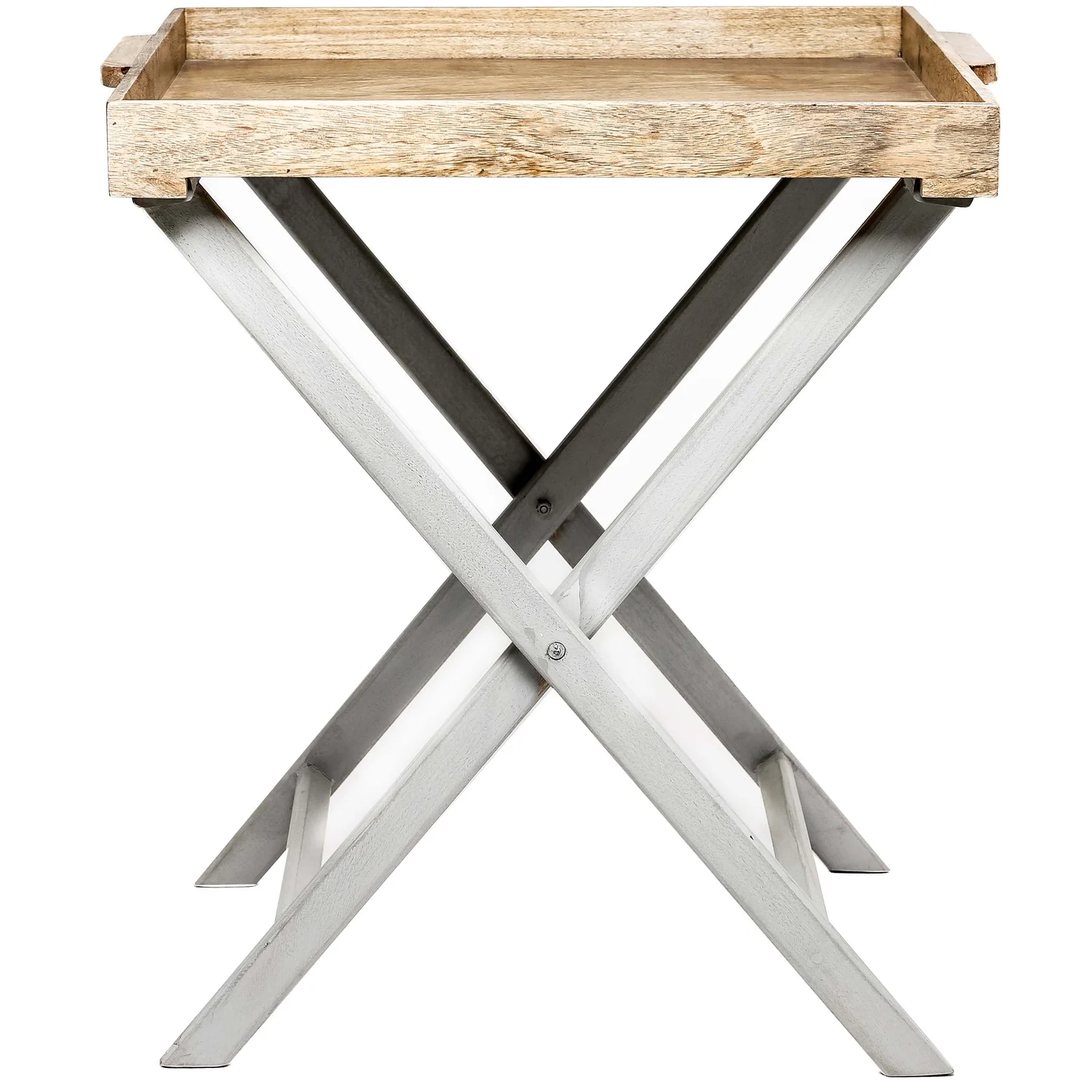 Nordic Grey Collection Butler Tray Table