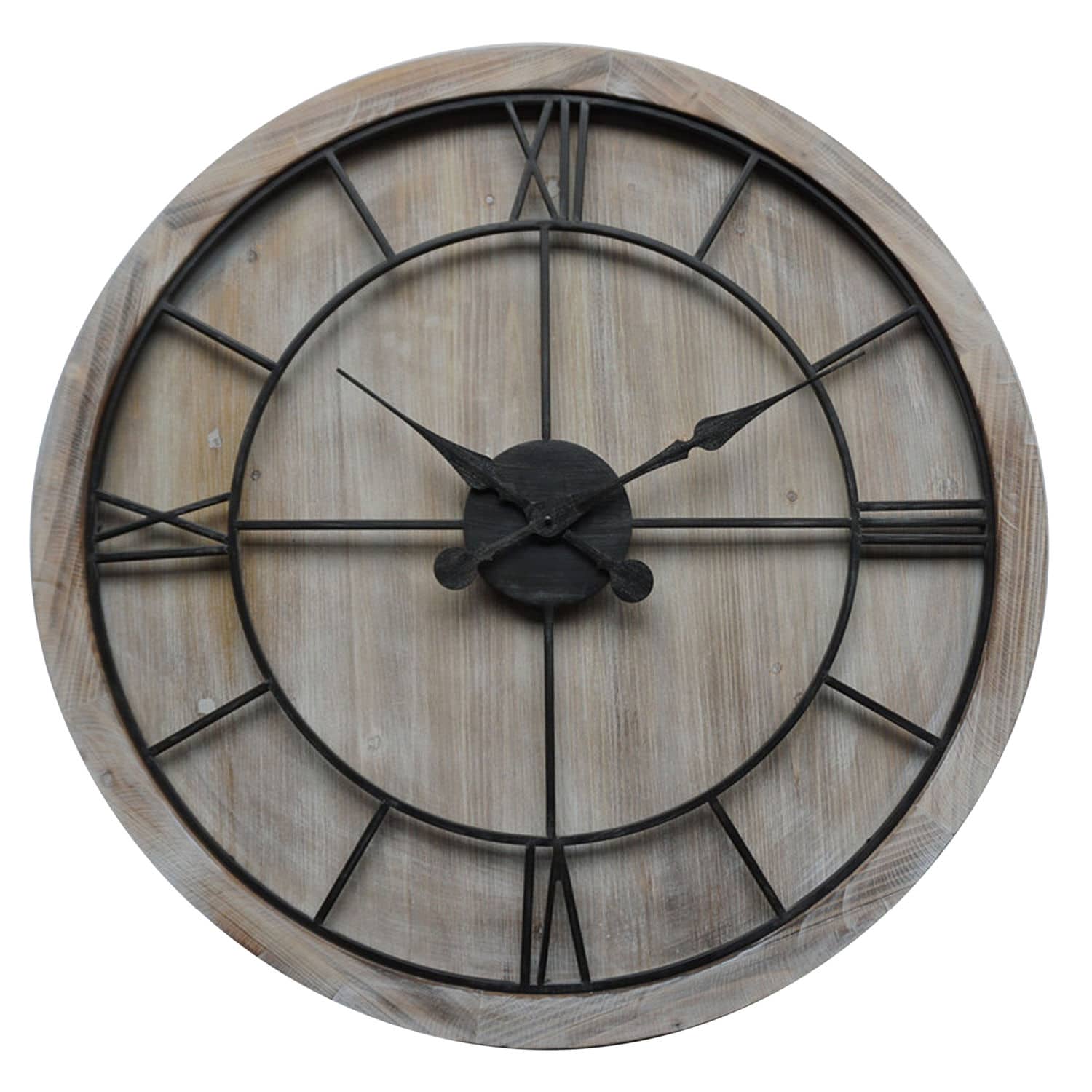 Williston Large Wooden Wall Clock