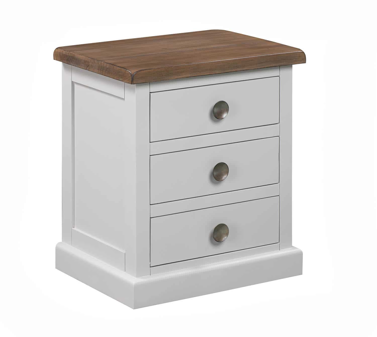 The Hampton Collection Three Drawer Bedside