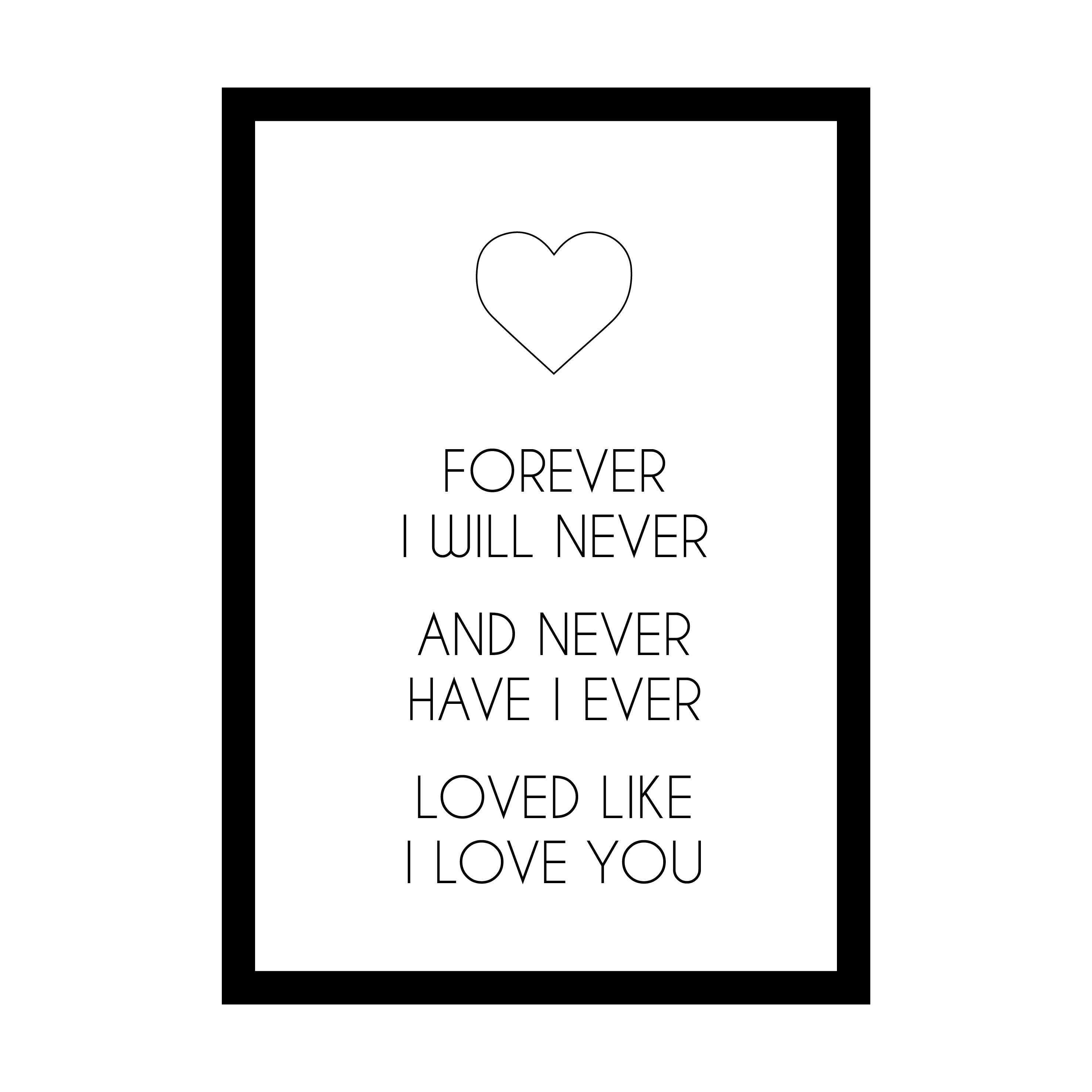 Forever 30cm x 40cm Print