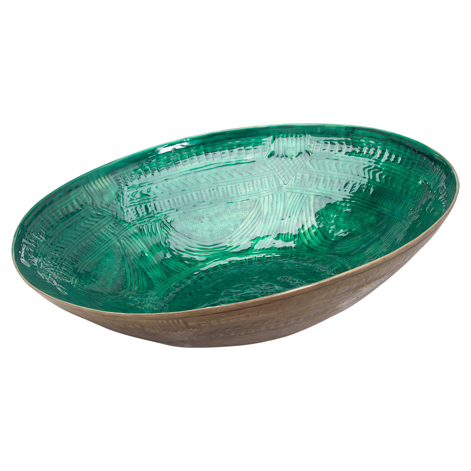 aztec-collection-brass-embossed-ceramic-dipped-bowl_21088-a fabric from JLP