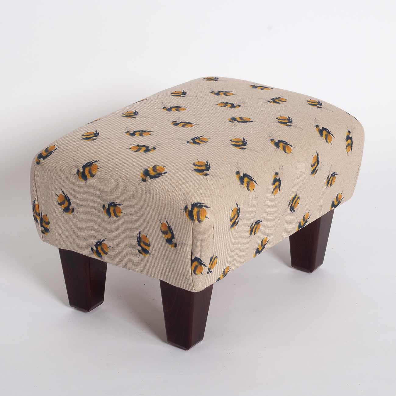 bee-print-footstool10 fabric from JLP