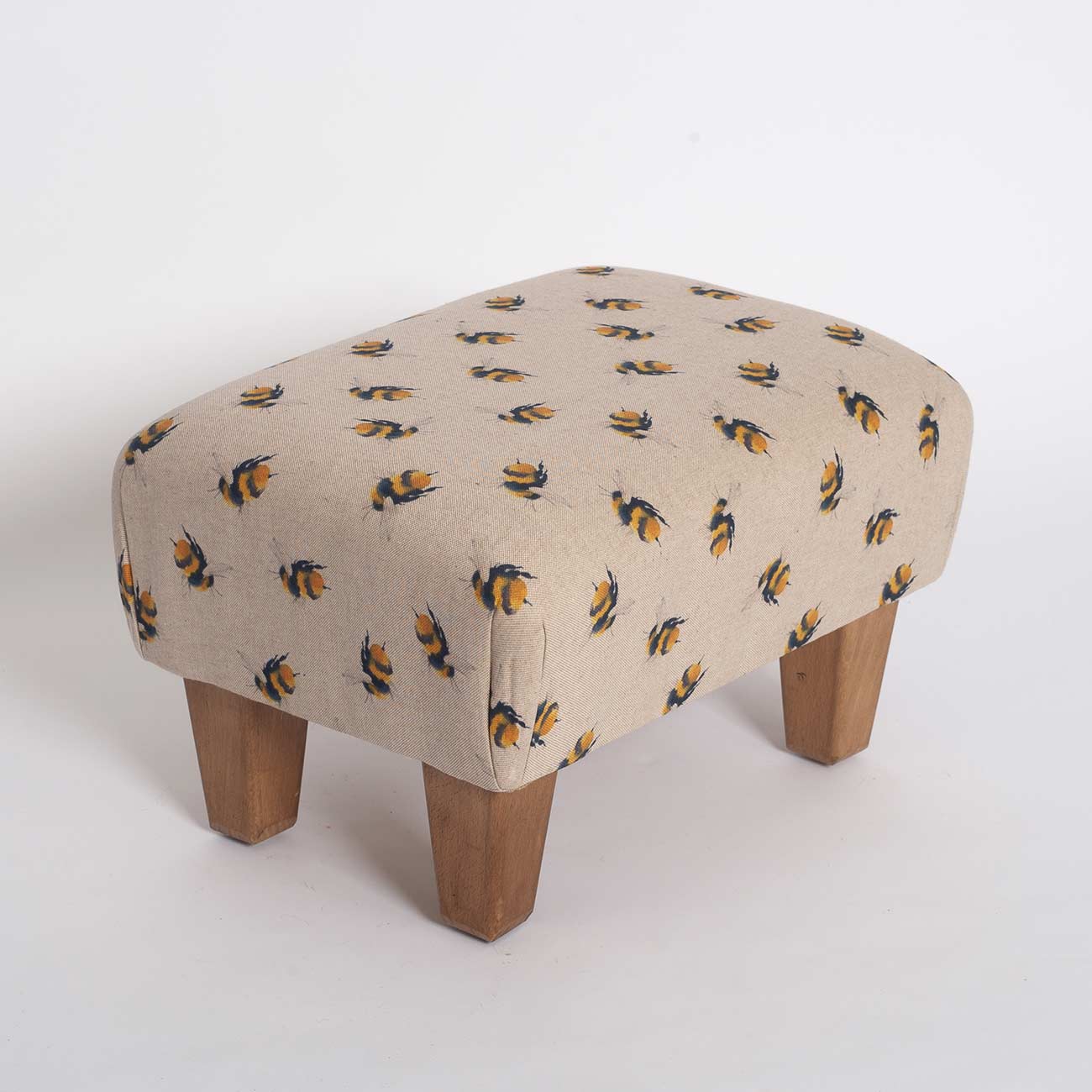 bee-print-footstool7 fabric from JLP