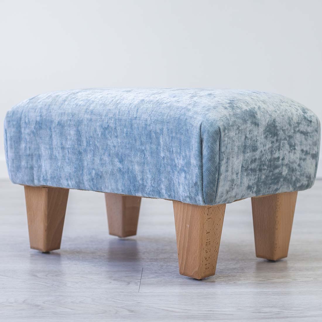 blue_modena_velvet_footstool_b fabric from JLP