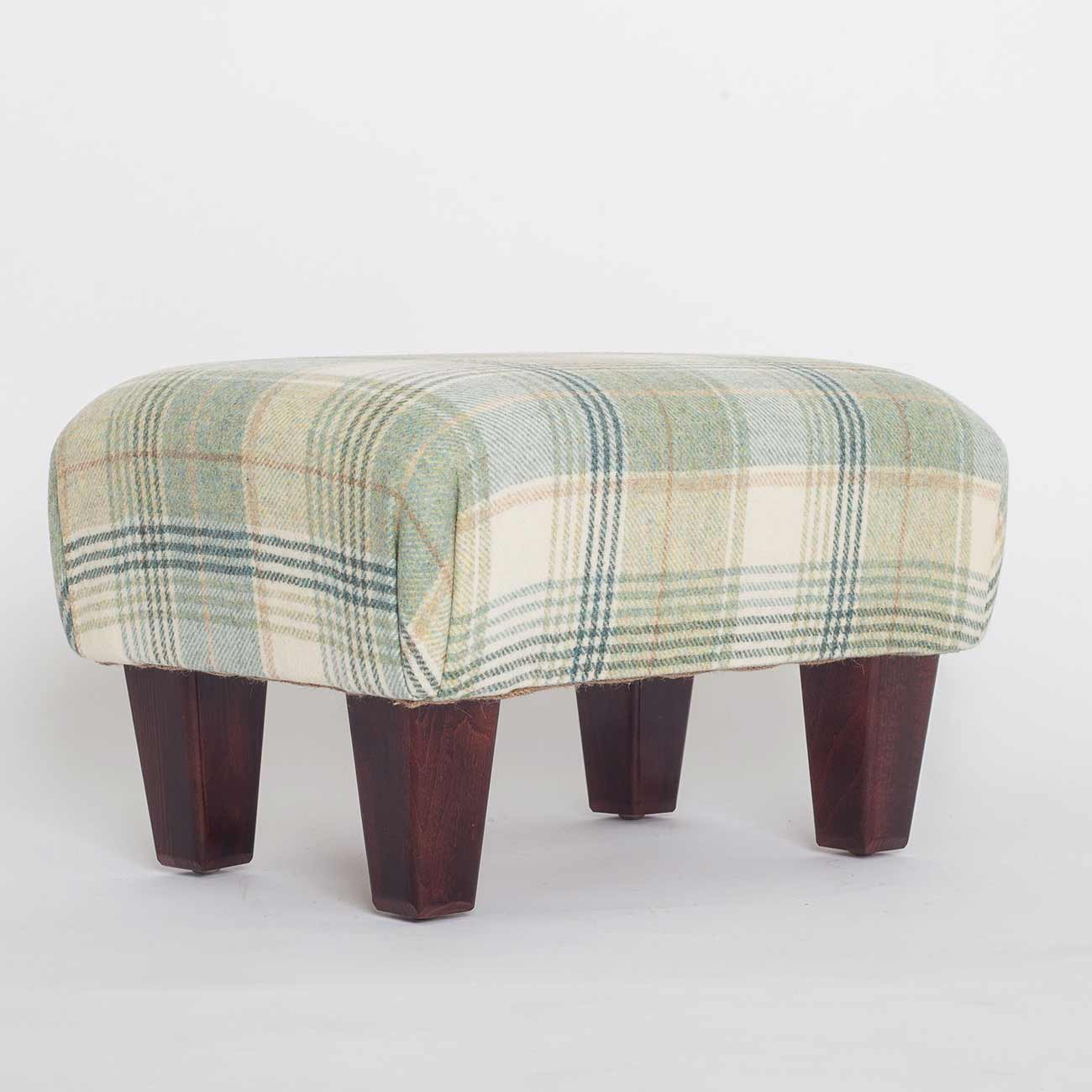 green-stripes-footstool8 fabric from JLP