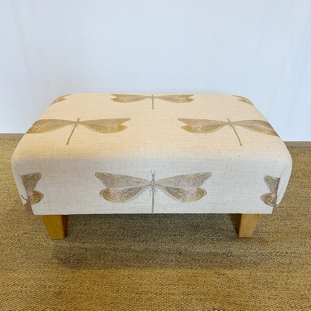 Ashley Wilde Jewel Footstool in Blush