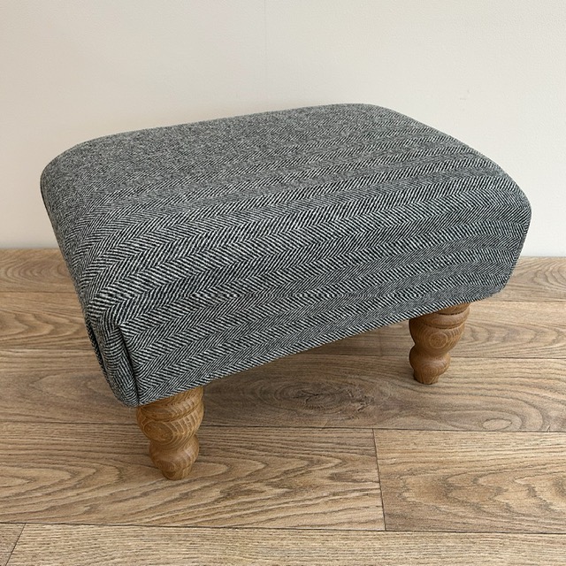 Steel Herringbone Footstools