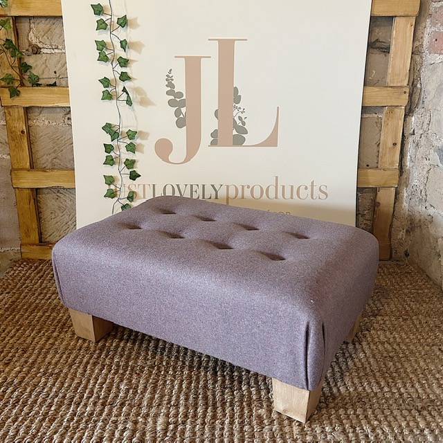 Blush Purple Footstool