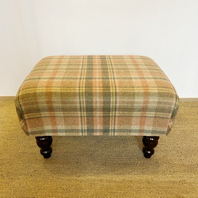 Glencoe Terracotta Footstool