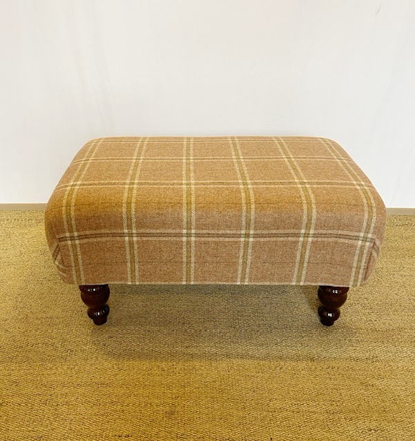 Nevis Terracotta Footstool