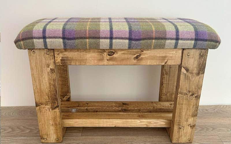 Tartan & Pattern Hallway Benches