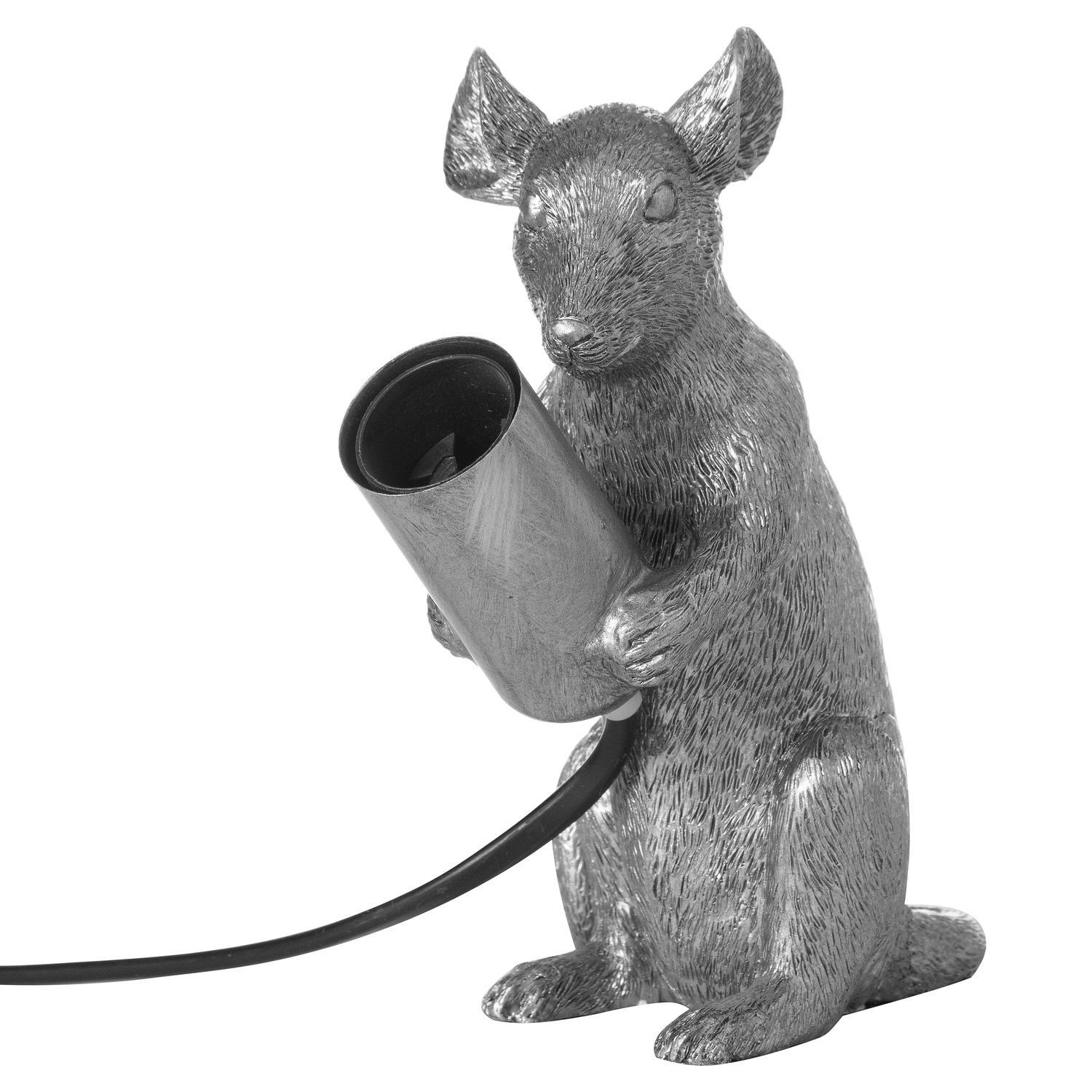 Milton The Mouse Silver Table Lamp Just Lovely Products