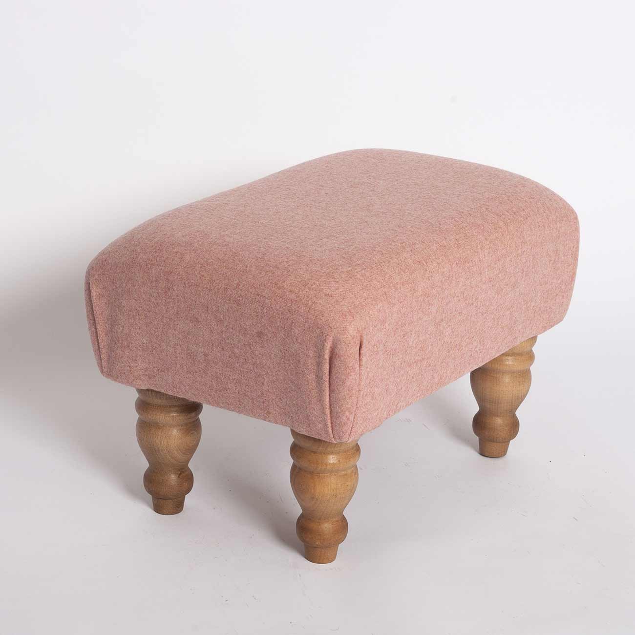 Melton Wool Candy Footstools