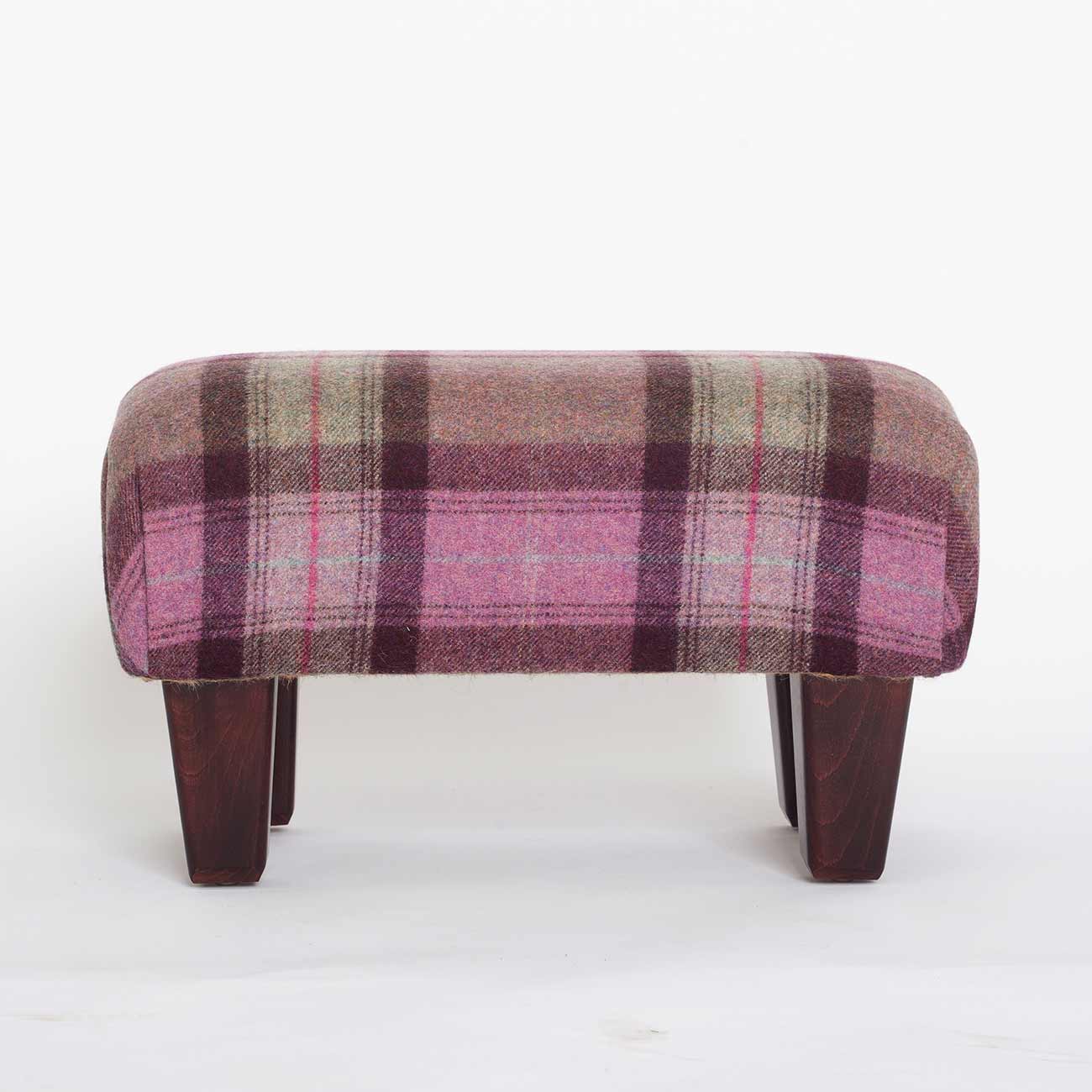 pink-tartan-footstool5 fabric from JLP