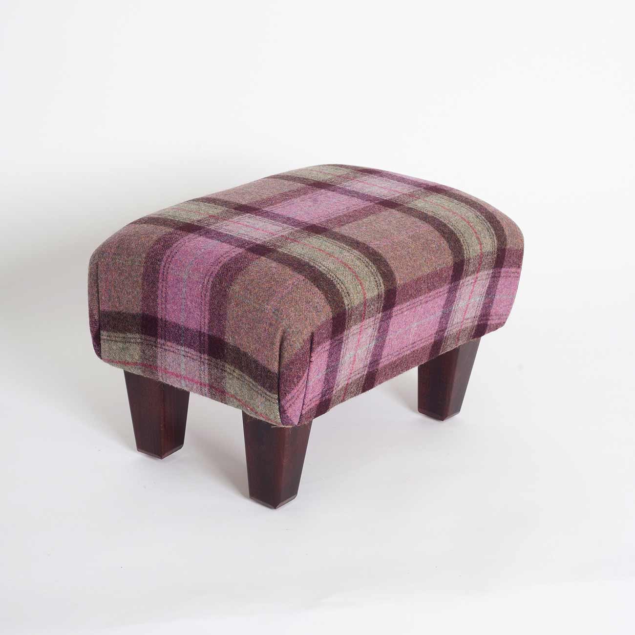 pink-tartan-footstool6 fabric from JLP