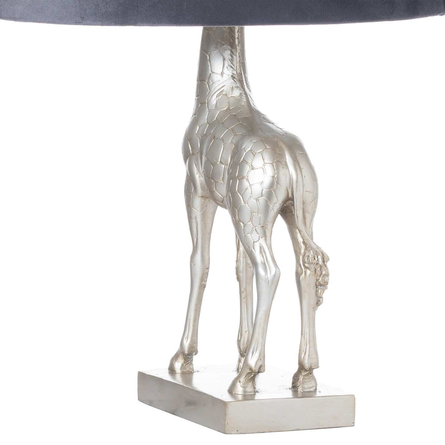 silver-giraffe-table-lamp-with-grey-velvet-shade_21459-b fabric from JLP